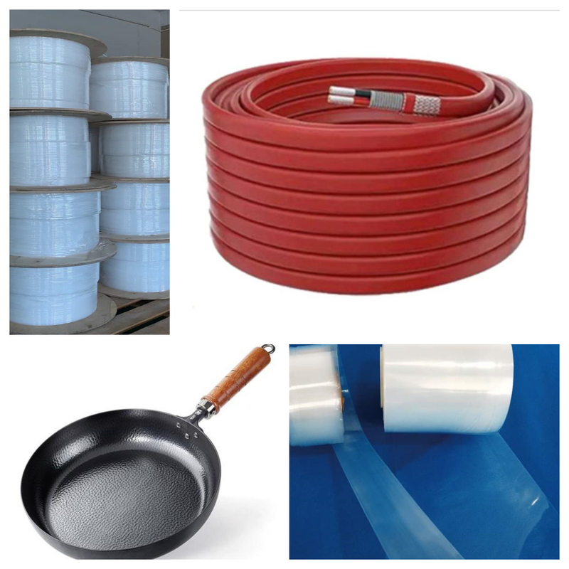 25 Mpa Pellets FEP Tensile Low Friction Cor transparente para isolamento de cabos