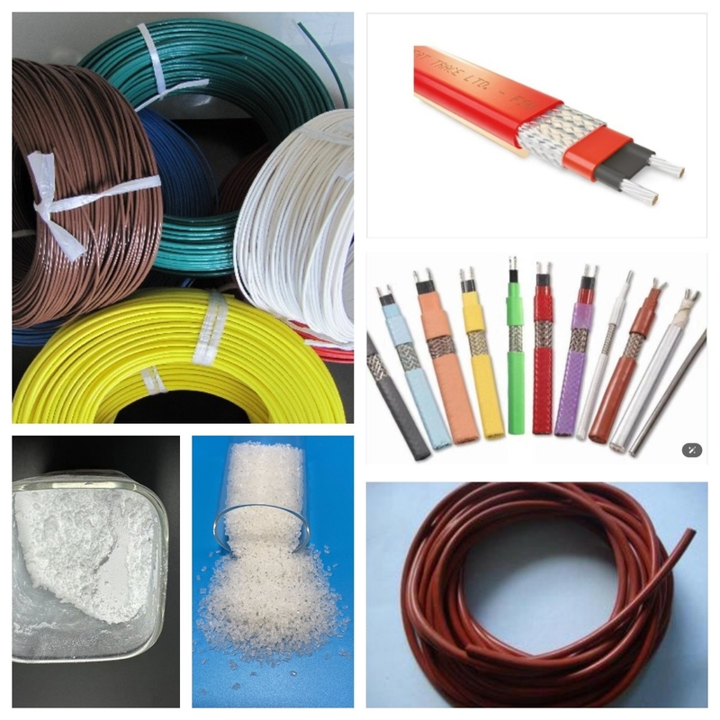 25 Mpa Pellets FEP Tensile Low Friction Cor transparente para isolamento de cabos