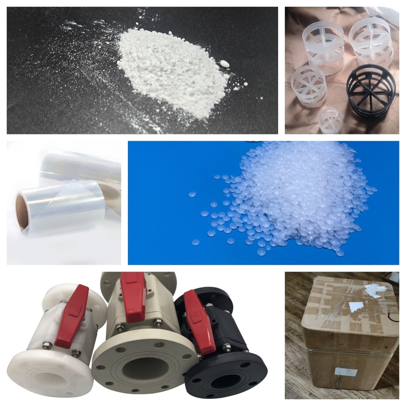 Resistência à tração 50-60 MPa Pellets PVDF, Grânulos Limpios PVDF Para Moldura por Extrusão