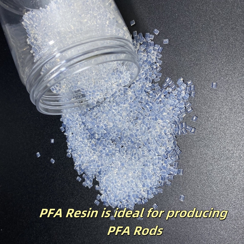 Resina PFA para produção de hastes PFA em peças mecânicas resistentes ao desgaste de baixo atrito